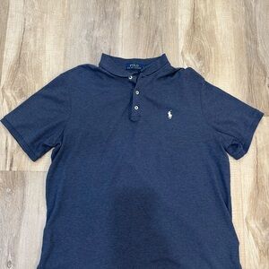 Polo by Ralph Lauren Blue Knit Polo Shirt